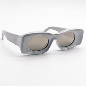 NEW LOEWE SUNGLASSES LW40033I 24C SILVER UNISEX EYEWEAR